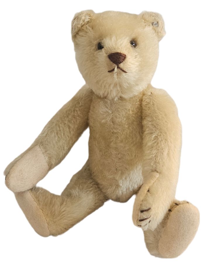 Rare white antique Steiff - Teddy Bear / Original Teddy Bear
